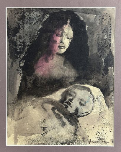 Yvan Clément GALLÉ (1907–1975) Woman with...