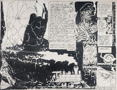 Anonymous - Original comic book artwork –...