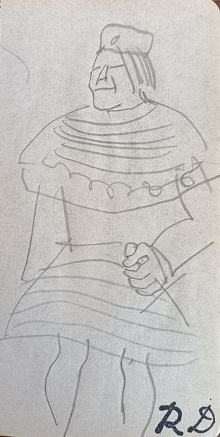 Raoul Dufy (1877-1953) – «Personnage à l'épée»...