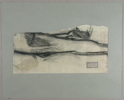 André DERAIN (1880-1954). Etude. Dessin au...