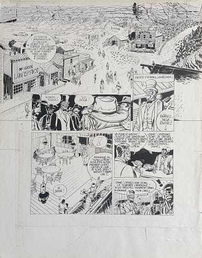 Anonymous - Original comic book page – Ink...
