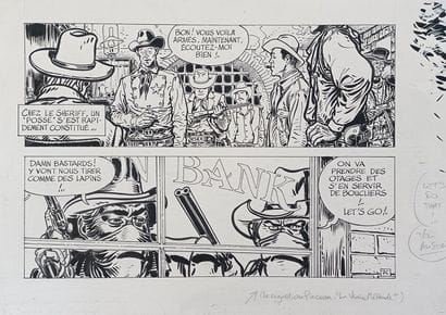 Anonymous - Original comic book artwork –...