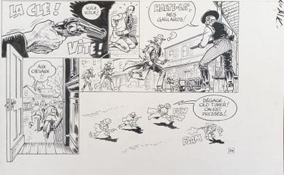 Anonymous - Original comic book artwork –...
