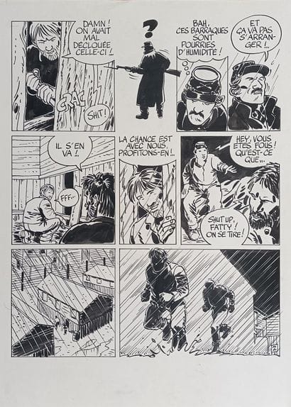 Anonymous - Original comic book artwork –...