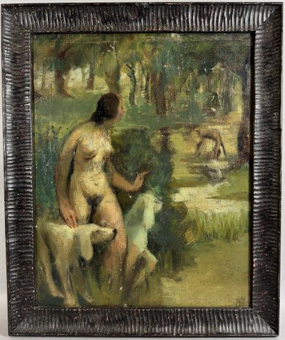 André COSTES? *Nude Woman in the Woods*....