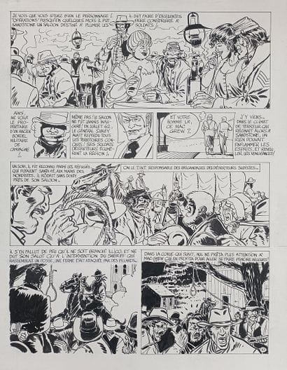 Anonymous - Original comic book artwork –...