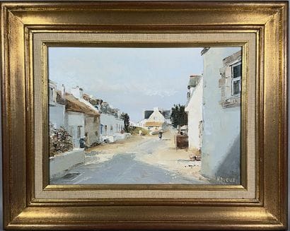 MAYEUX Jean – Yves (?): “ILE DE HOUAT,” oil...