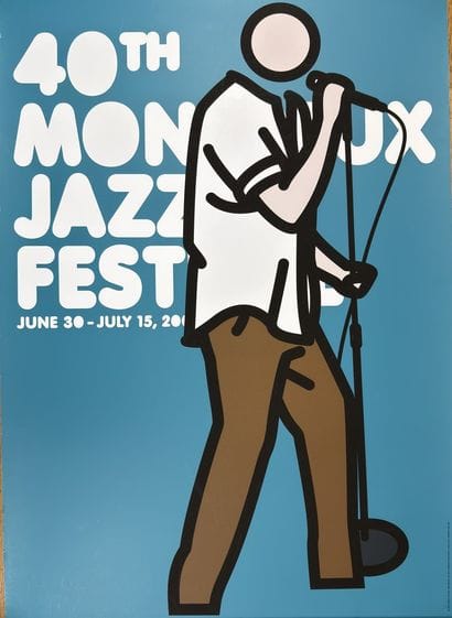 Julian OPIE (1958 -). Festival de jazz de...