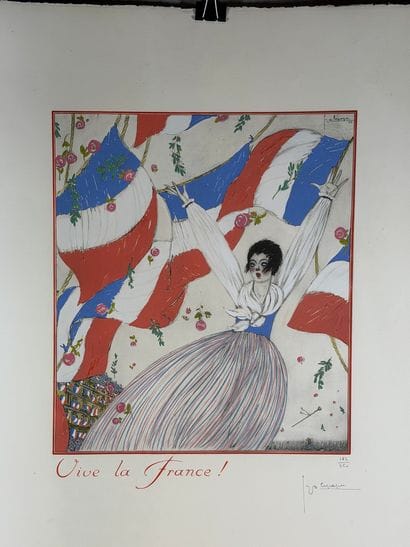 LEPAPE Georges (1887-1971)VIVE LA FRANCE...