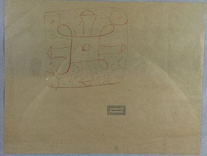 André DERAIN (1880-1954). Etude. Dessin au...