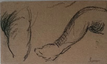 Maximilien Luce (1858-1941) - «Étude de jambes...