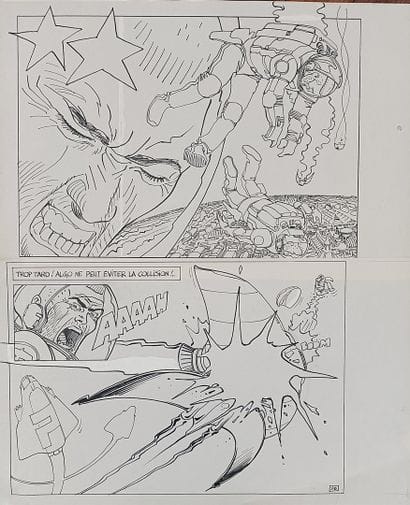 Anonymous – Set of 2 original comic book...