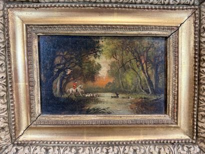 19th-century painting in the style of the...