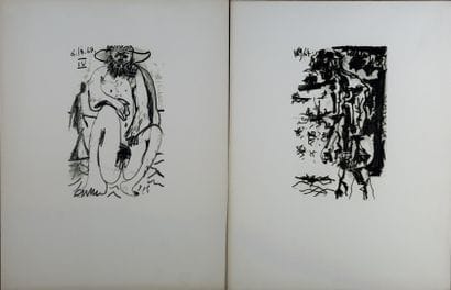 After PICASSO (1881–1973). 4 prints from...