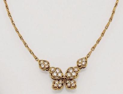 FRED
Collier en or jaune 18K (750/oo) orné...