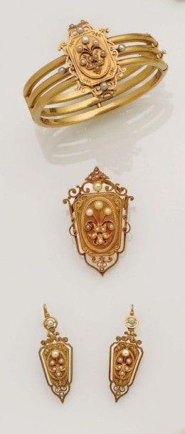 Parure composée d'un bracelet 