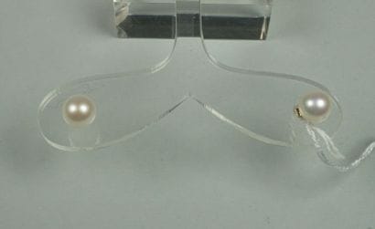 Paire de clous d'oreilles en or jaune 18...