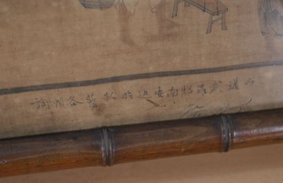 PEINTURE SUR SOIE CHINE XIXè

Illustrant...