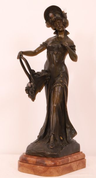 LAMPE EN BRONZE 