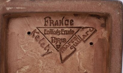 GROUPE EN FAIENCE 