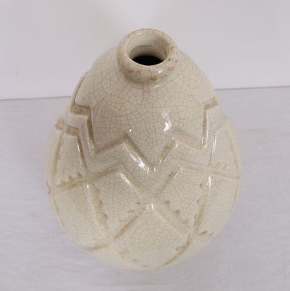 VASE EN CERAMIQUE CRAQUELEE ART DECO

De...