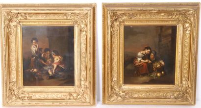 PAIRE DE TABLEAUX 