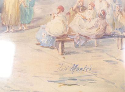 AQUARELLE ORIENTALISTE 