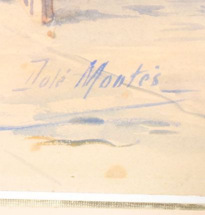 AQUARELLE ORIENTALISTE 