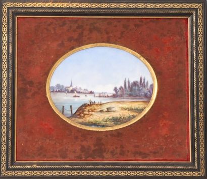 TABLEAU SUR PORCELAINE 