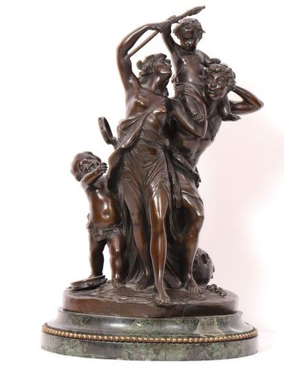 GROUPE EN BRONZE 