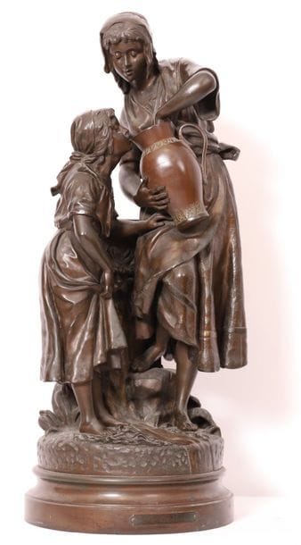 GROUPE EN BRONZE 