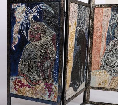 PARAVENT TRIPTYQUE 