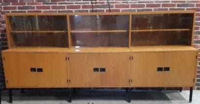 ENFILADE-VITRINE 1960 DE RENE JEAN CAILLETTE...