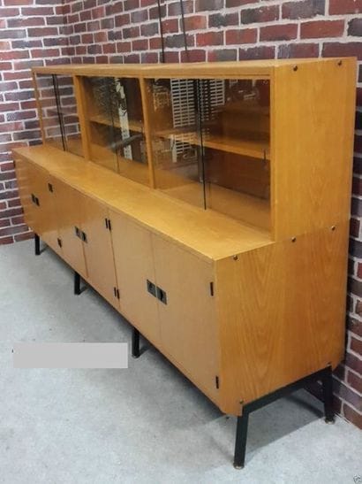 ENFILADE-VITRINE 1960 DE RENE JEAN CAILLETTE...
