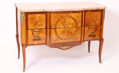 COMMODE MARQUETEE 