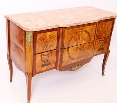 COMMODE MARQUETEE 