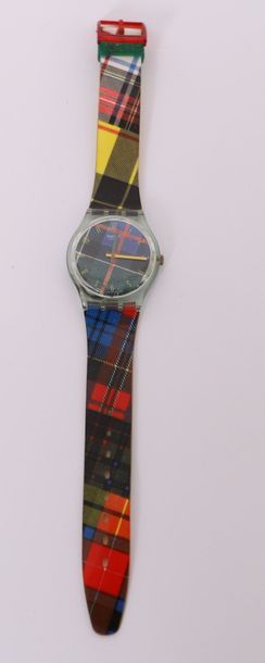 SWATCH MODELLE TARTAN PRINT
Quartz watch...
