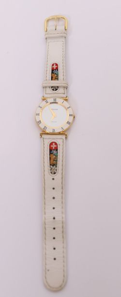 JOWISSA 

Quartz watch, white leather strap,...