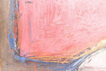 NUDE FEMALE BUS PAINTING

Oil on isorel,...