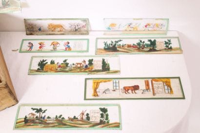 IMPORTANTE COLLECTIONS DE PLAQUES DE LANTERNE...