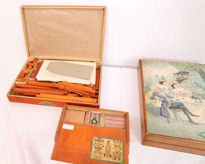ENSEMBLE DE JEUX EN BOIS ANCIENS

Puzzle...