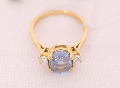ENSEMBLE D'1 BAGUE 1 PENDENTIF ET 1 PAIRE...