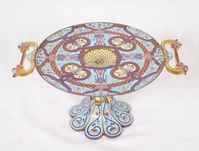 COUPE EN CLOISONNE NAPOLEON III

En bronze...