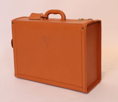 VERY NICE SUITCASE IN NATURAL LEATHER BY...