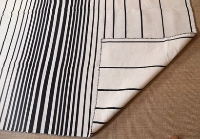 KILIM RUG with black stripes on a beige background

Modern...