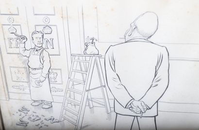 Emmanuel POIRÉ
CARICATURAL DRAWING OF Emmanuel...