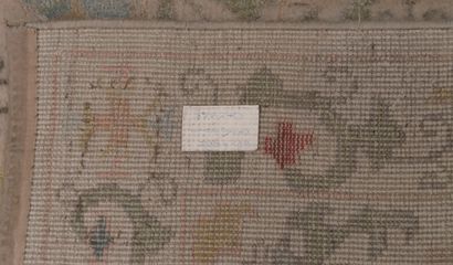 HANDKNOTED EASTERN CARPET with Suzani decoration...