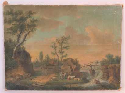 FRENCH SCHOOL OF THE XIXth CENTURY

Pastoral...
