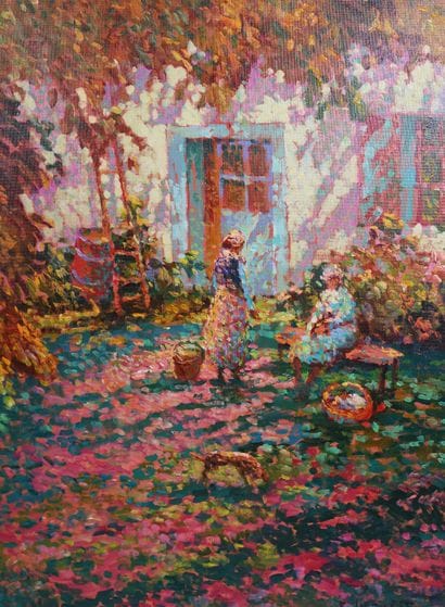 EUGENE BEGARAT
TRES JOLI TABLEAU POINTILLISTE...
