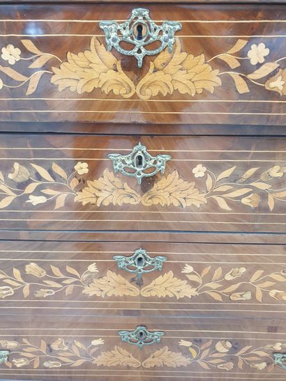 VERY NICE DUTCH CYLINDER DESK OF RECTANGULAR...